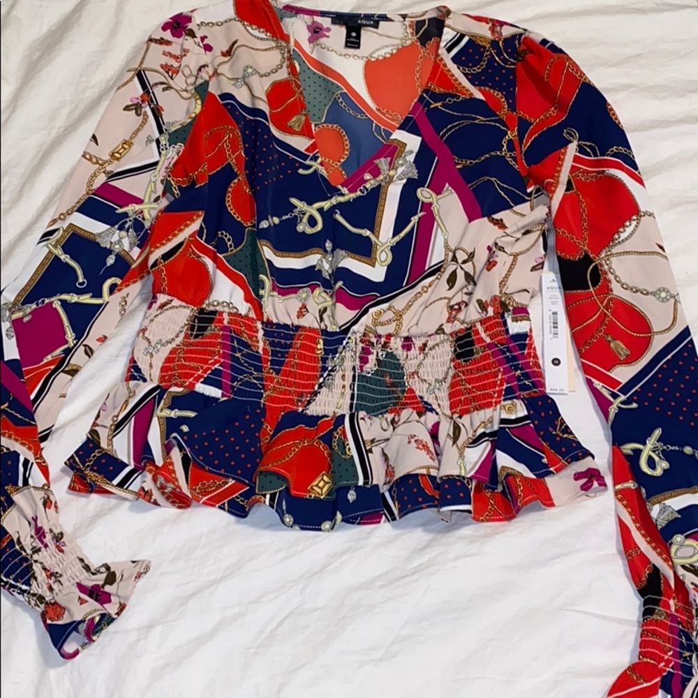 Aqua Blouse